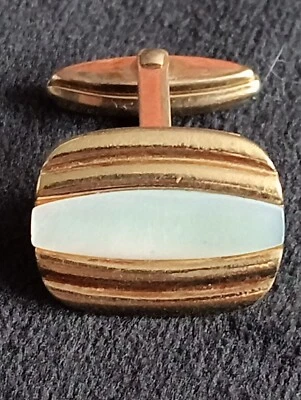 Schöne Vintage Manschettenknöpfe Double K.J. (S) - Bild 1 von 4