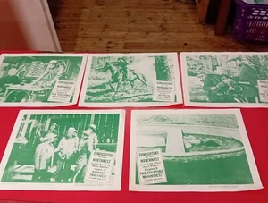 Gunfighters Of The Northwest 1954 Lobby Cards X 5 14 X 11".  - Bild 1 von 6