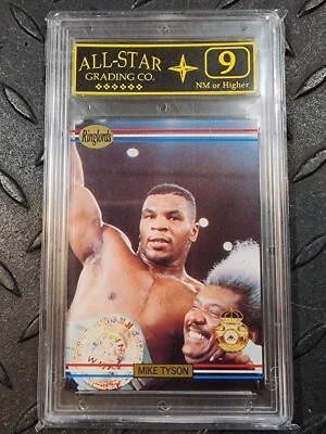 1991 Players International Mike Tyson Sample Ringlords All-Star 9 not PSA Iron - Image 1 of 2