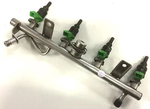 Mercedes Fuel Rail A2710702595 Fuel Injector A2710780549 W203 C R171 - Picture 1 of 1
