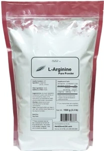 NuSci 100% Pure  1500g (3.3lb) L-Arginine Powder USP Nitric Oxide  - Picture 1 of 5