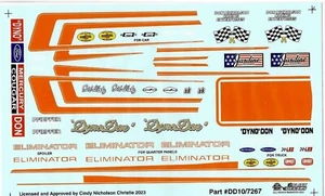 Camión Slixx 7267 Dyno Don 69 Cougar & Rampa calcomanía 1/24 1/25 - Imagen 1 de 3