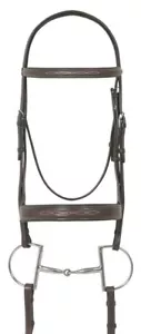 Ovation Fancy Stitch Wide Padded Bridle - Picture 1 of 2