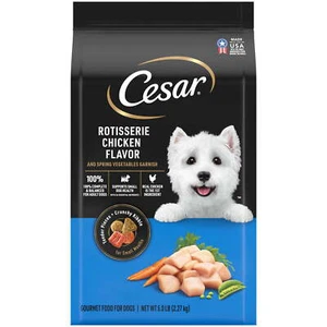 Cesar Grilled Chicken & Veggies Dry Dog Food, 5 lbs - Picture 1 of 9