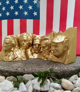 6" 10" 14" Lächelnder Präsident Donald Trump Mount Rushmore TrumpMore 3D-gedruckt USA - Bild 1 von 11