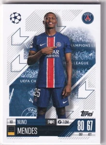 Topps Match Attax Champions League 24/25 Nº 161 Nuno Mendes - Imagen 1 de 1