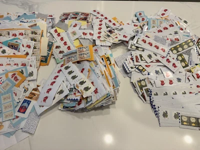 8 oz 1-26¢ 1000 US POSTAGE STAMPS NOT USED AS INTENDED ON PAPER approx 2000 / LB - Image 1 of 4