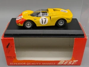 Modellautos 1:43 Best Model 9103 Ferrari 365 P2 Le Mans 1965 #17 Berlys in OVP - Imagen 1 de 11