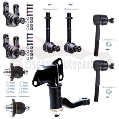 Kit de suspensión de 9 piezas rótula brazo loca varilla de amarre para 1986-1993 94 Nissan D21 4x4 Foto 1 de 4