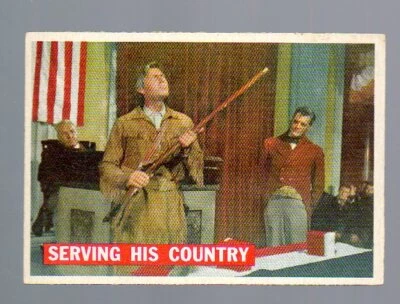 Davy Crockett - Card # 42 - TOPPS (1956) - Orange Back - Gray Center - Image 1 of 2