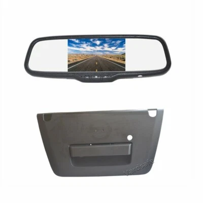  Rear View Camera with Mirror Display Screen for Nissan Frontier - Image 1 of 4