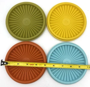 Tapa de repuesto redonda SERVALIER vintage TUPPERWARE 5" # 812 TU ELECCIÓN - Imagen 1 de 5