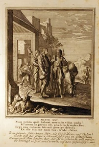 Ch.Weigel/C.Luyken-Kst. bei J.A.Endter 1717 aus BIBLIA GERMANICA-Platte 32x21 cm - Bild 1 von 2