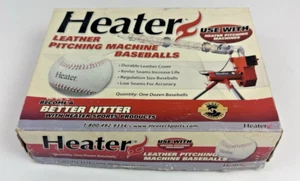 Heater Leather Pitching Machine Baseballs Set of 9 New/Used - Picture 1 of 7