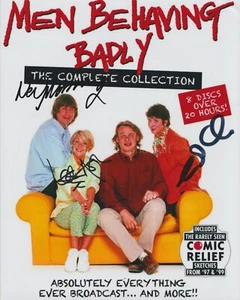 Caroline Quentin Leslie Ash Martin Clunes Hand Signed 8x10 Photo Autograph C - Picture 1 of 2