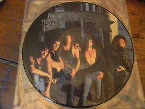 BON JOVI 1988 New Jersey PICTURE DISC - Picture 1 of 4