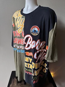 Born Fly Anytown USA Stay Wild T-shirt manica corta da uomo (5XL) multicolore - Foto 1 di 8