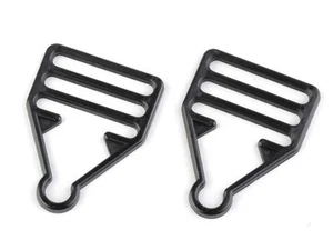 1 Paar (2 Stück) Kunststoff Latzhose Clips Verschluss in schwarz Hosenträger Overall Clip - Bild 1 von 2