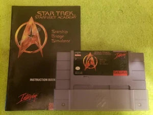 Super Nintendo Star Trek Starfleet Academy Starsgip Bridge Simulator - Picture 1 of 1