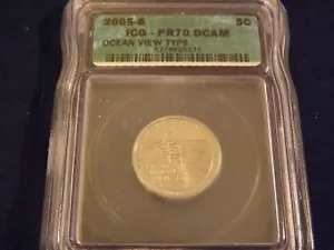 2005-S Nickel Ocean View ICG PR 70 DCAM - Picture 1 of 2