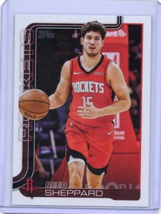 2025-26 Topps Basketball - Reed Sheppard #178 Houston Rockets  - Picture 1 of 2
