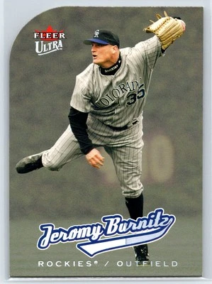 2005 Fleer Ultra Jeromy Burnitz Platinum Medallion Parallel /50 Missing Serial # — 第 1/2 张图片
