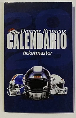 2025 DENVER BRONCOS Schedule 🏈 NFL Football Sked SUPER COOL SPANISH SKED‼️ - Image 1 of 2