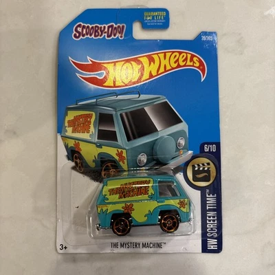 Hot Wheels The Mystery Machine Scooby Doo 28/365 HW экранное время 6/10 S6 - Изображение 1 из 2