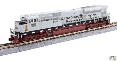 Kato 176-8543 N Scale CP Canadian Pacific EMD SD70ACU Locomotive Navy Gray #7022 - Image 1 of 4