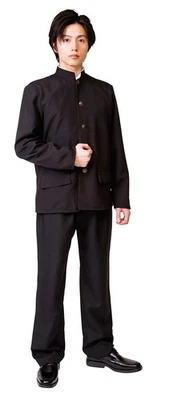 HOMBRE Cos Escuela Gakuran Juegos con disfraces Para hombres S Negro Vestido Elegante Disfraz Foto 1 de 4
