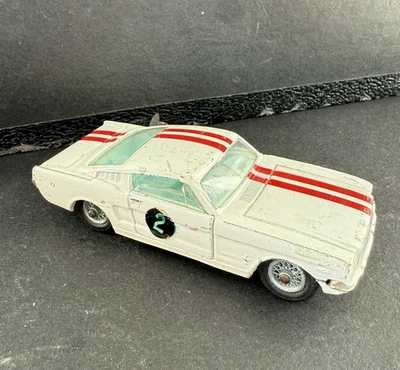 1960s Corgi Toys 325 Ford Mustang Fastback 2+2 Competition Model 1/43 Scale 4” - Image 1 of 4
