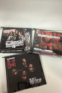 THE CLIPSE PUSHA T MALICE WE GOT IT 4 CHEAP VOL 1 2 & 3 MIXTAPE MIX CD LOT OG - Picture 1 of 9