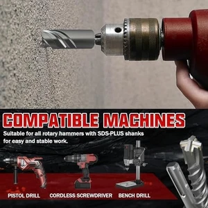 High Efficiency Rotary Hammer Drill Bit 118 Inch for For concrete and Masonry - Picture 1 of 37