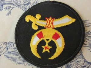 Vtg. Shriners Embroidered Patch - Picture 1 of 4