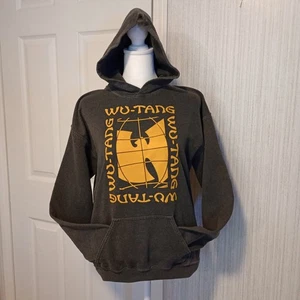 Wu-Tang Unisex Erwachsene Hoodie Größe XS anthrazitgrau Kängurutasche lässige Passform gebraucht, in einwandfreiem Zustand - Bild 1 von 9