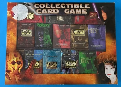 STAR WARS VINTAGE SPORTS CARDS DECIPHER COLLECTIBLE CARD GAME BOX SET - Image 1 of 2