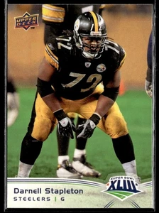 Juego de caja Upper Deck Super Bowl XLIII 2009 Darnell Stapleton Pittsburgh Steelers - Imagen 1 de 2