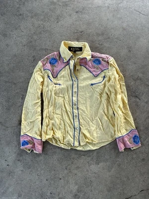 Camisa Western De Colección The Manuel Exclusiva Perla A Presión Bordada Flores Gaberdine Foto 1 de 4