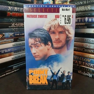 Point Break (VHS, 1991) Thriller, Action, Crime, NEW - WATERMARKED - SHIPS FREE - Picture 1 of 3