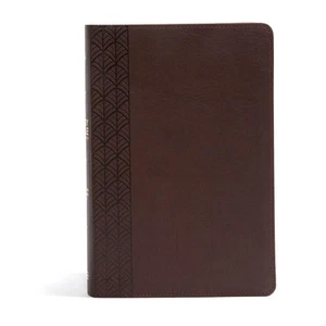 CSB Study Bible For Women, Chocolate LeatherTouch, Indexed, Black Letter .. NEW - Imagen 1 de 1