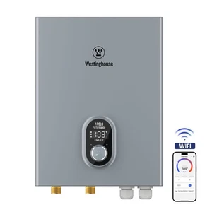 Westinghouse 24kW Tankless Water Heater Electric Instant,for WiFi & Amazon Alexa - Picture 1 of 10
