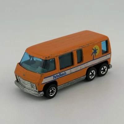 Винтажный 1976 Hot Wheels Blackwall GMC автодом фургон Palm Beach BW Гонконг - Изображение 1 из 4