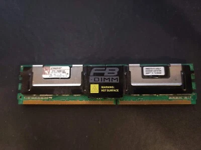 Kingston KTH-XW667/4G 4GB DDR2 667Mhz ECC FB (Fully Buffered) RAM Me - Image 1 of 2