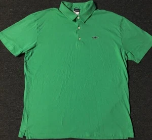 Patagonia Shark Polo Shirt XL Sport Fish Golf Nautical Climbing Sailing Vtg 90s - Picture 1 of 6