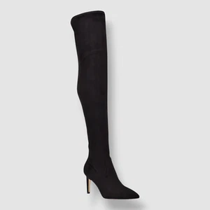 Calvin Klein Women's Black Sacha Over the Knee High Heel Boots Shoe Size 7 - Picture 1 of 4