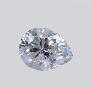 Loose CVD Diamond 1 Pc Lab-Grown 6 x 8 mm D Color 1.10 Ct Pear Cut Certified - Picture 1 of 16
