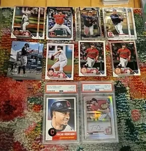 CLEVELAND GUARDIANS (167) CARD TEAM LOT - PSA SLABS, AUTO, RCs, VINTAGE! MLB - Picture 1 of 22