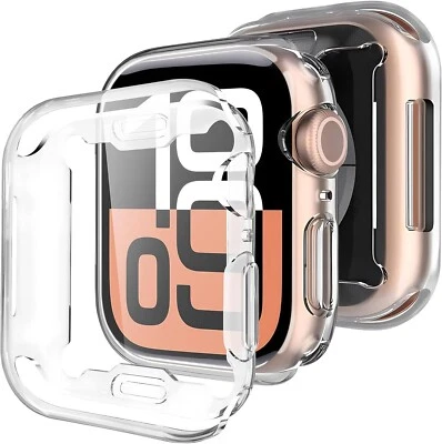 For Apple Watch Screen Protector Series 11 10 Case Cover 7/8/9 SE 3 Ultra 1 2 3 - Image 1 of 4