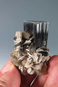 EXQUISITER INDIKOLITH TURMALIN HERZ KRISTALL, STAK NALA, PAKISTAN! Y 191 - Bild 1 von 11