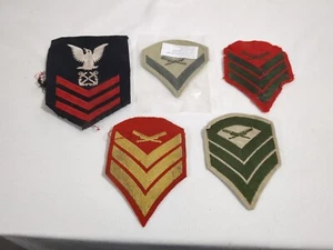 Vintage Militär Aufnäher 6 Stück - Bild 1 von 6